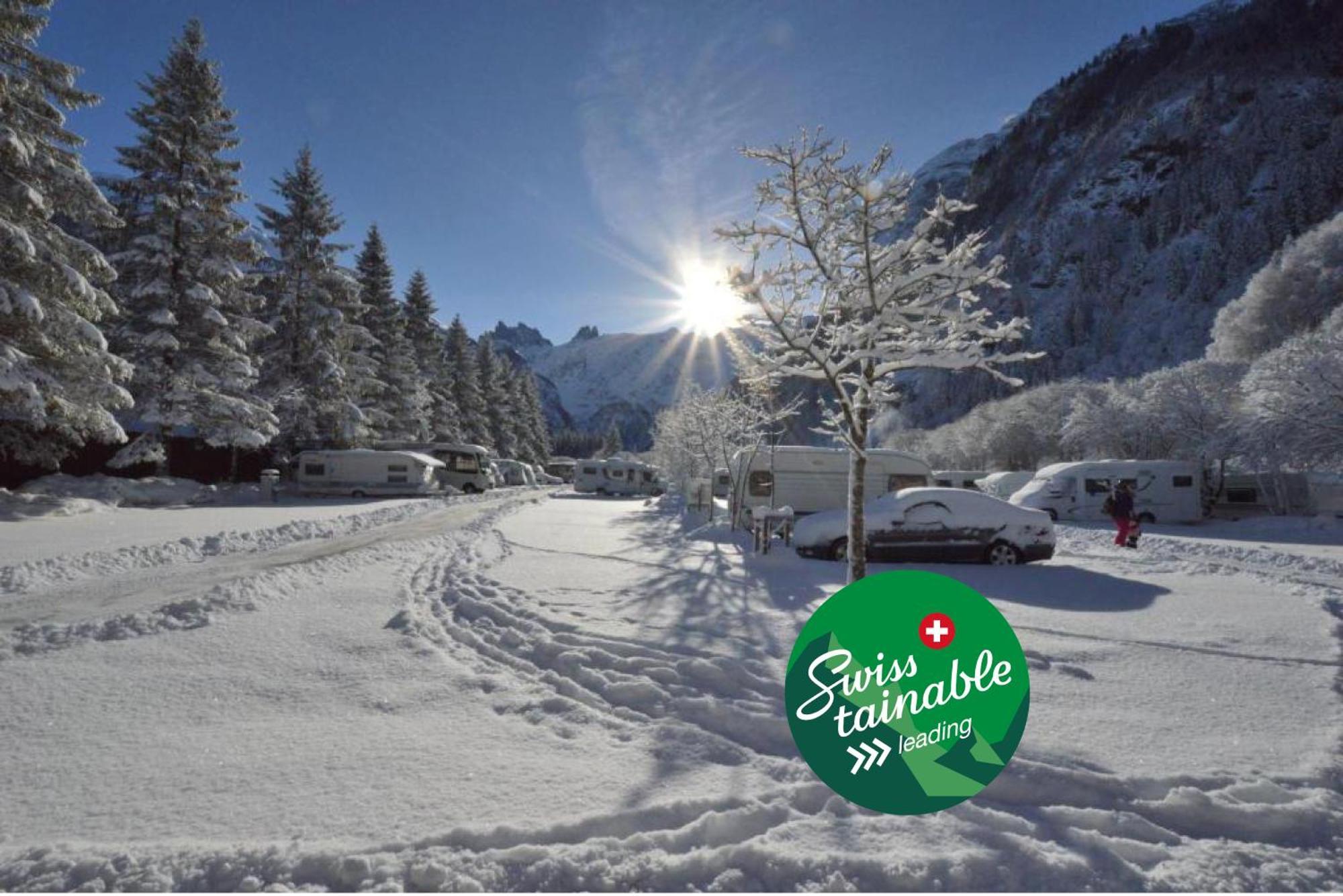 Alpenresort Eienwaeldli Camping Енгелберг Екстериор снимка